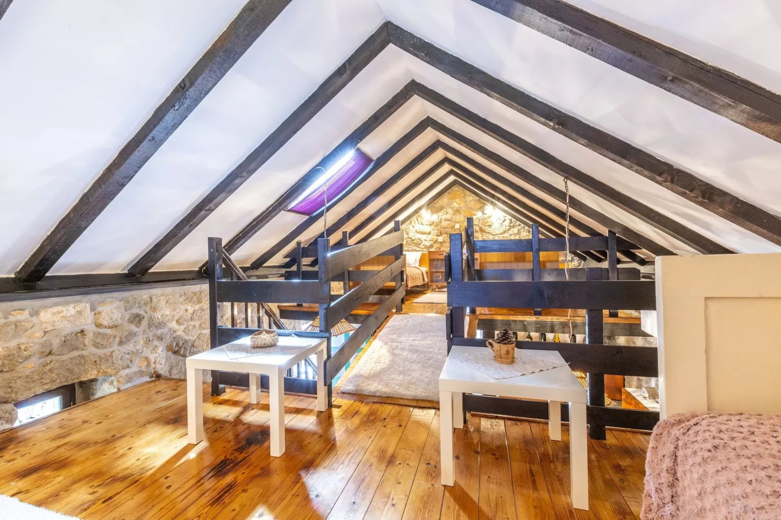 Rustical Resort Kokorići with Shared Outdoor Swimming Pool - One Bedroom Apartment-Schlafzimmer