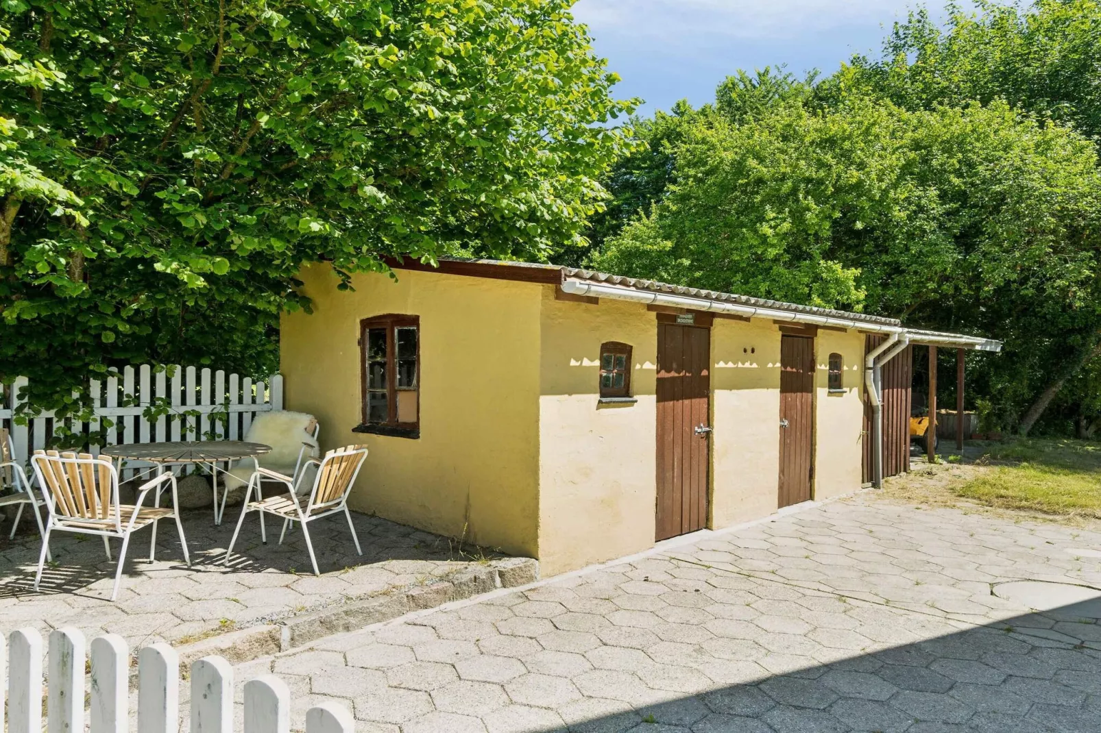 5 Sterne Ferienhaus in Tranekær-Im Freien