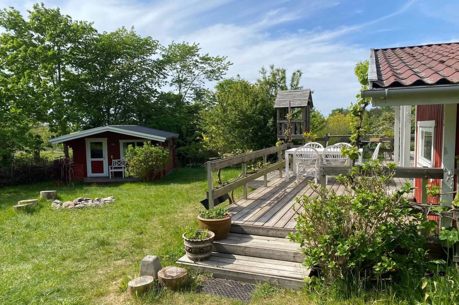 5 Sterne Ferienhaus in Orø-Im Freien