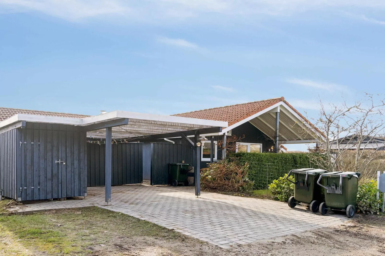 5 Sterne Ferienhaus in Rønde-Im Freien