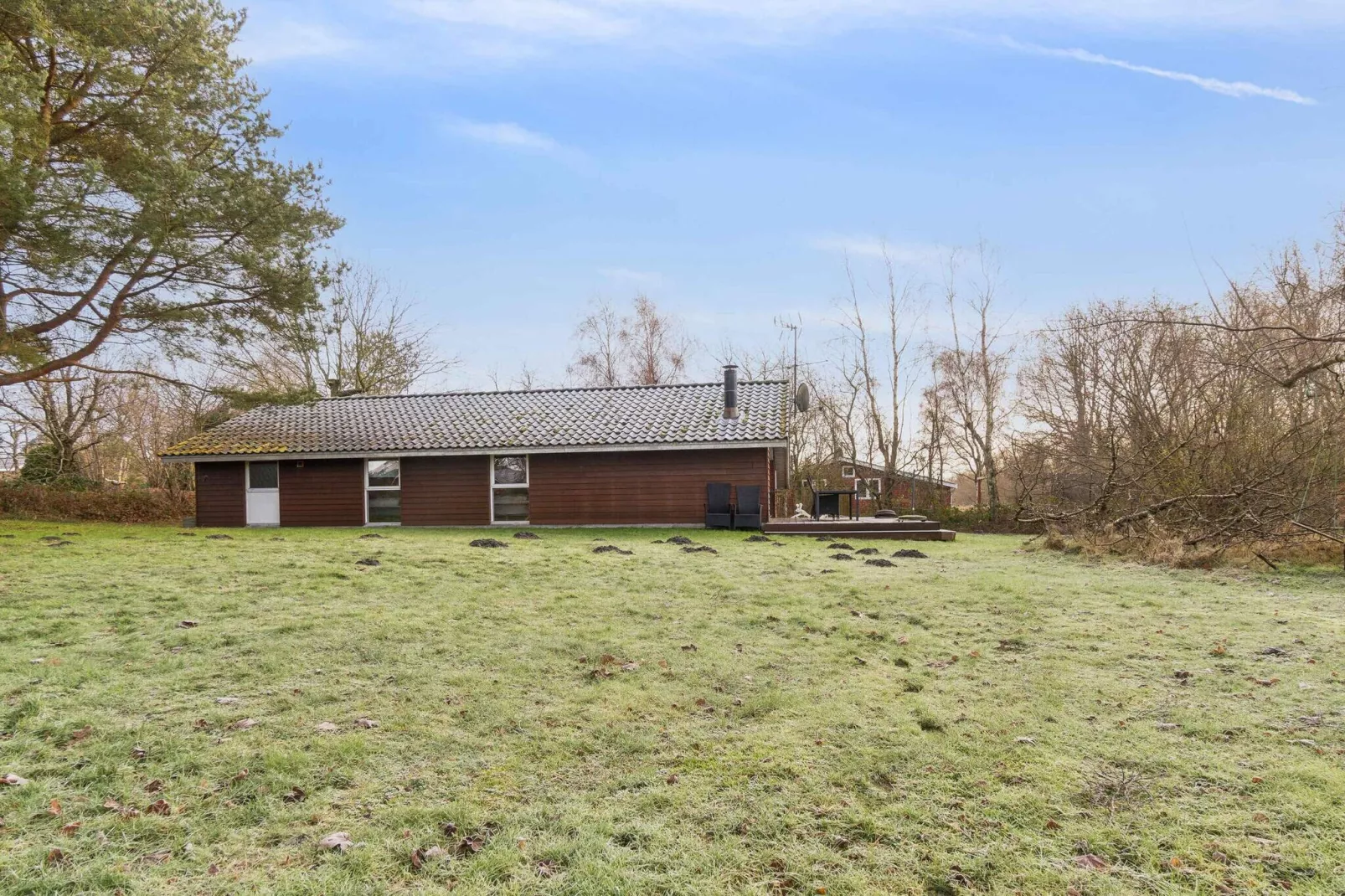 5 Sterne Ferienhaus in Grenaa-Im Freien