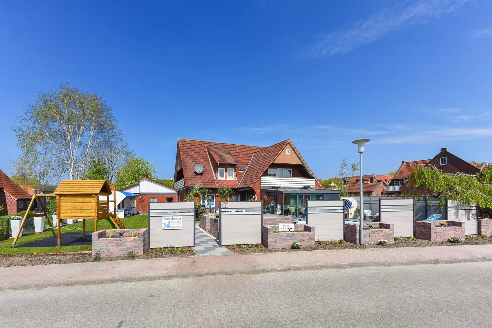 Haus zum Seehund 2 - Außenbereich Sommer