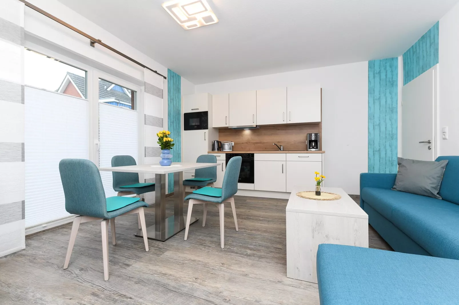 Haus Strandkorb 1-Wohnzimmer