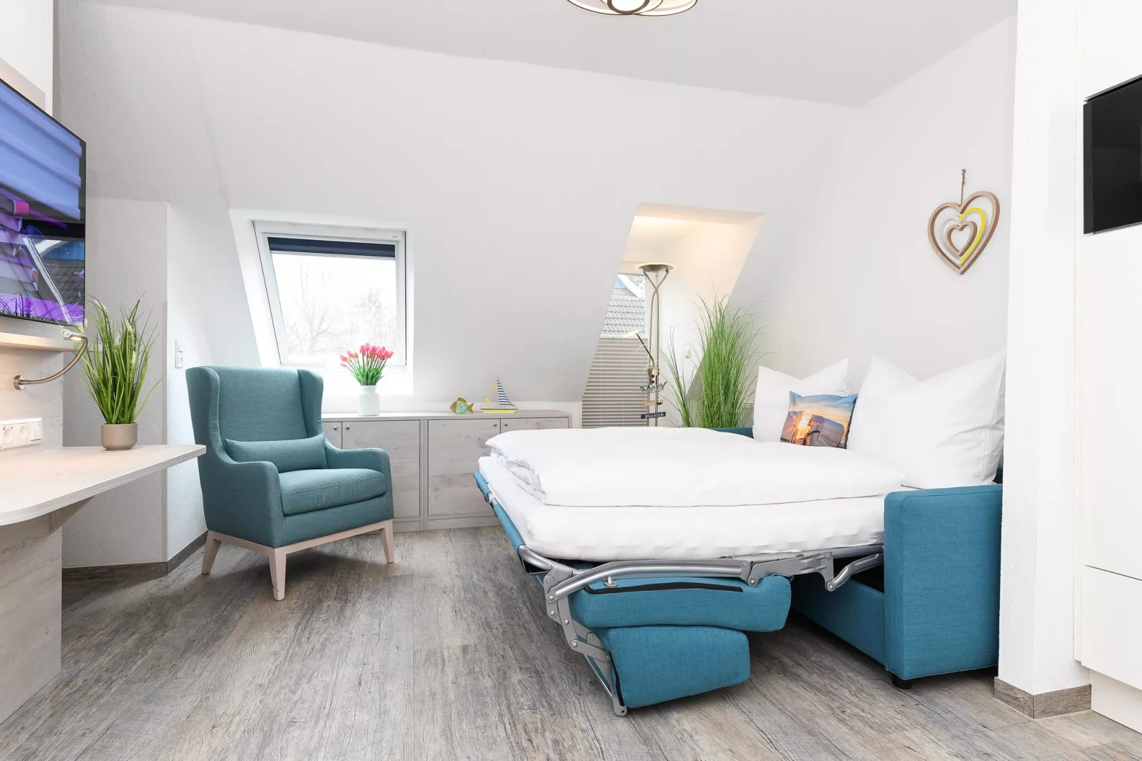 Haus Strandkorb 3-Wohnzimmer