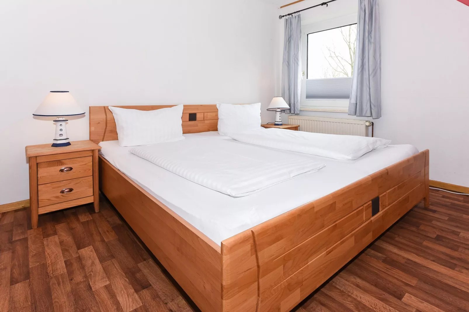 Deichblick Haus Hafeneck-Bedroom