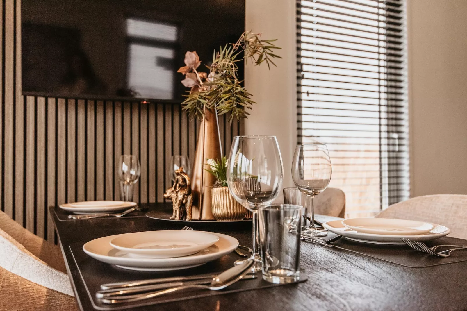 Chalet aan het Water - Betuwse Hofjes - 4 pax December-Salle à manger