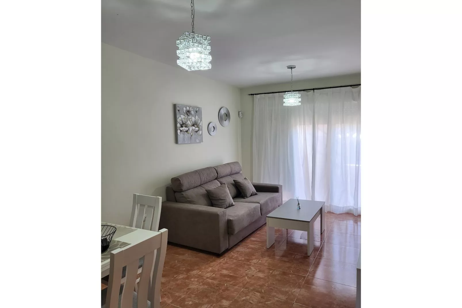 CT 351 AL - Faro's Atico Duplex con piscina privada - Vera Playa-Living room