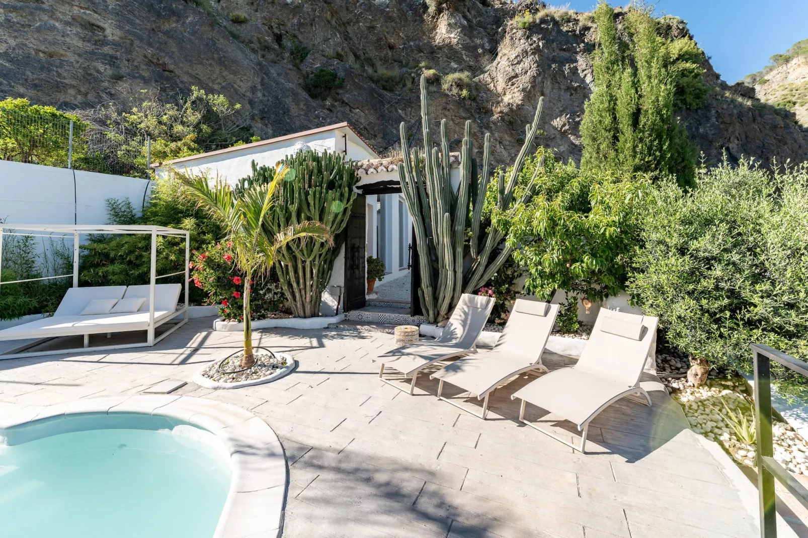 CT 390 - Faros Zen Ohm & Yoga Retreat - Cortijo Pura Paz in Casarabonela-Piscine