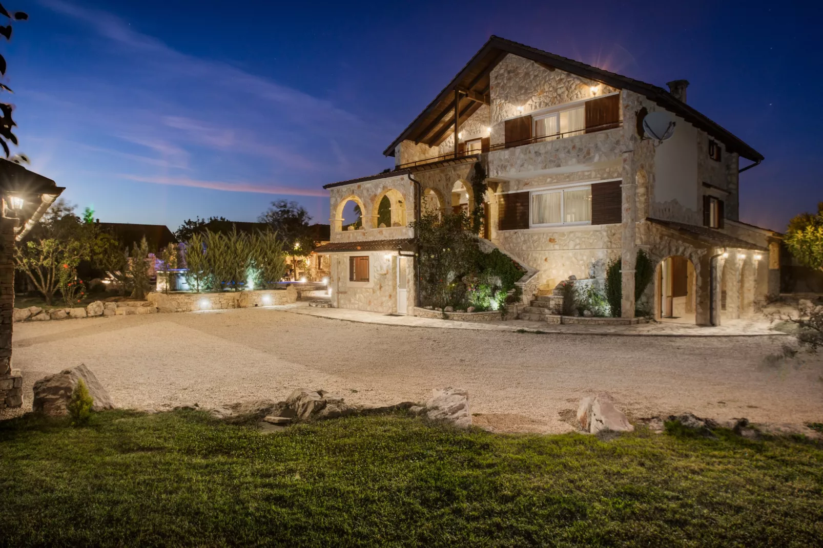 Villa Olea with private heated pool-Extérieur été