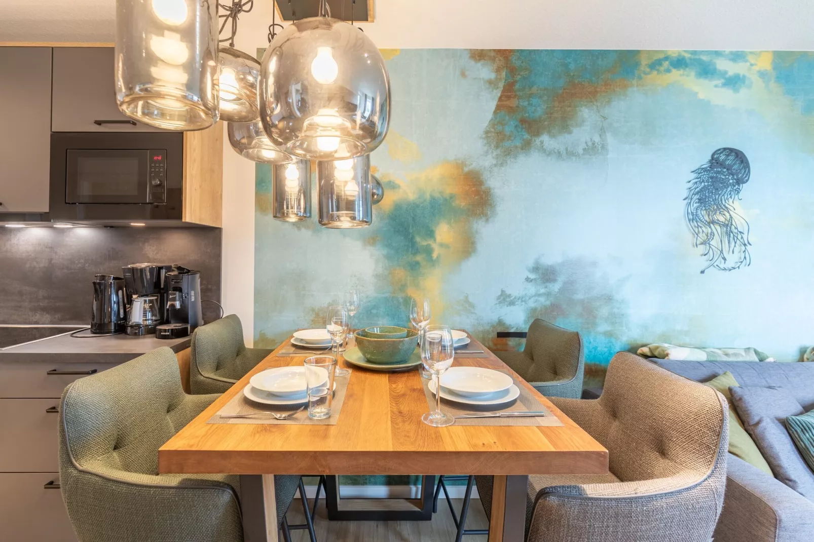 Küstenbrise de Luxe auf Nordstrand-Salle à manger