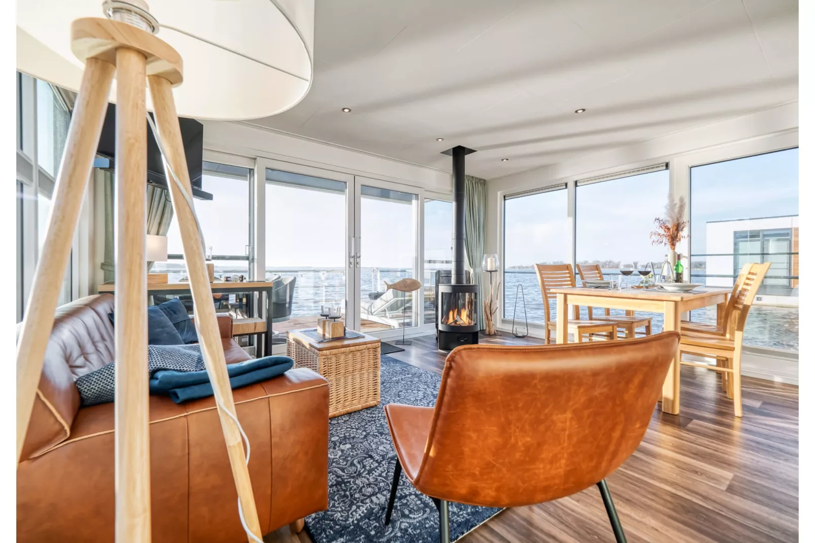 Hausboot in Ribnitz-Damgarten-Living room