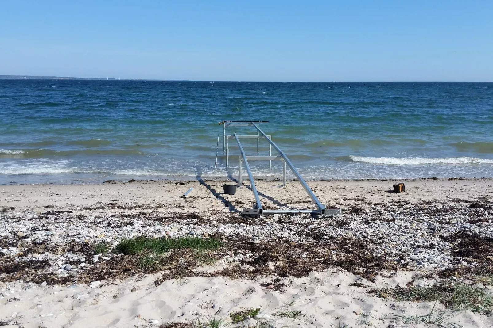 8 person holiday home in Knebel-Water view