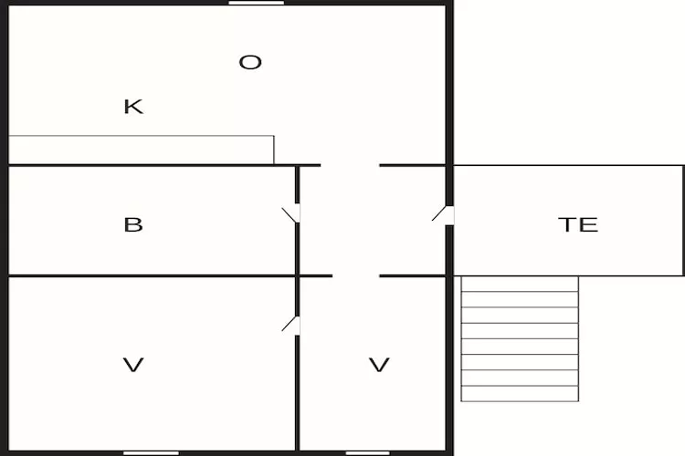 Pet-friendly Rømø Getaway Apartment-Floor plan