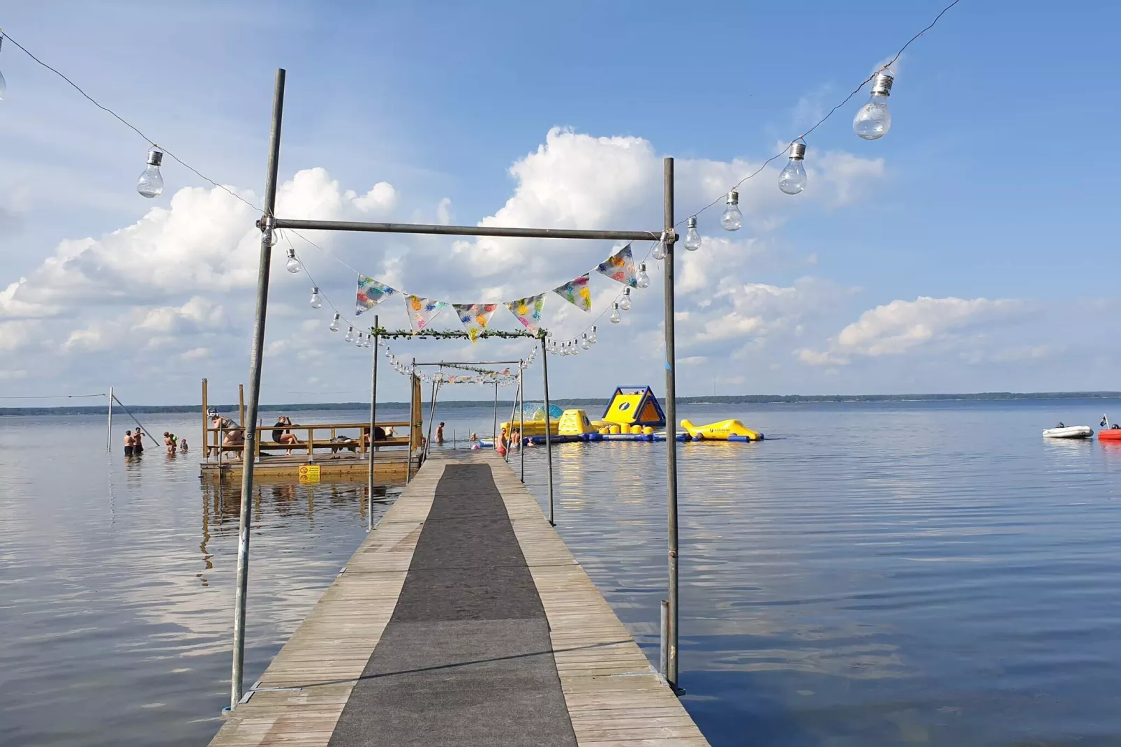 7 person holiday home in SÖLVESBORG-By Traum-Water view