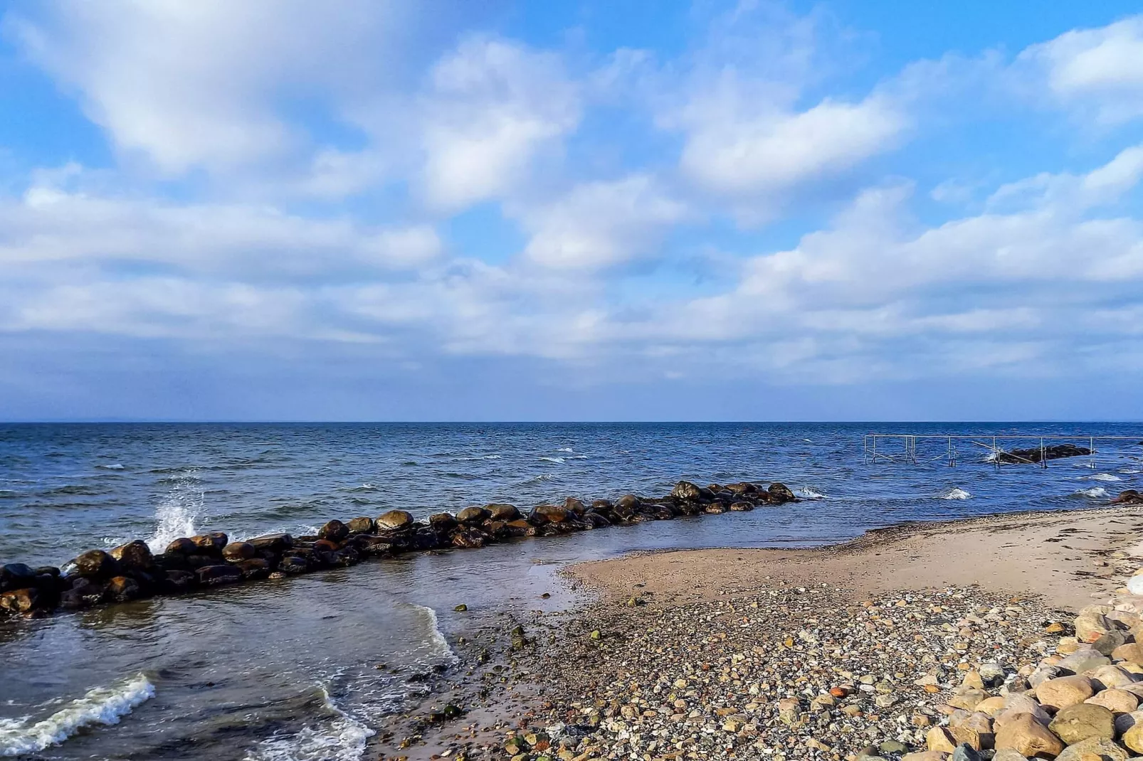 Ferienhaus mit Blick auf Baring Vig-Wasserblick