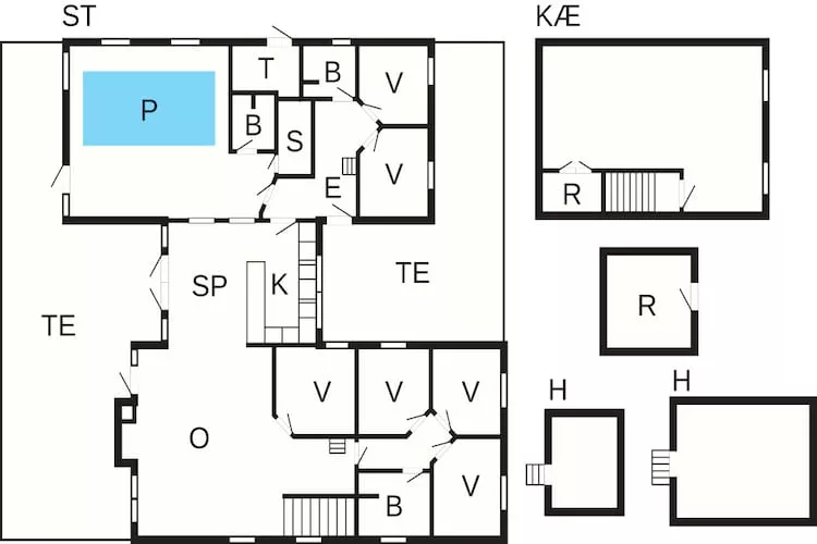 20 person holiday home in Glesborg-Floor plan