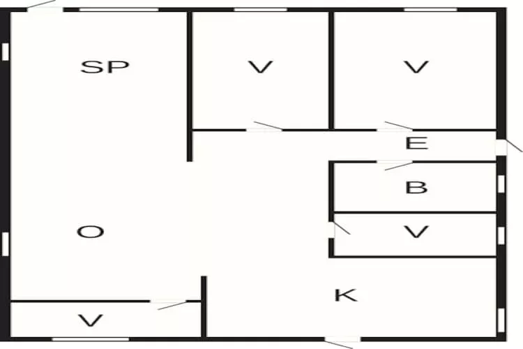 Maison de vacances pour 7 a Juelsminde-Plan