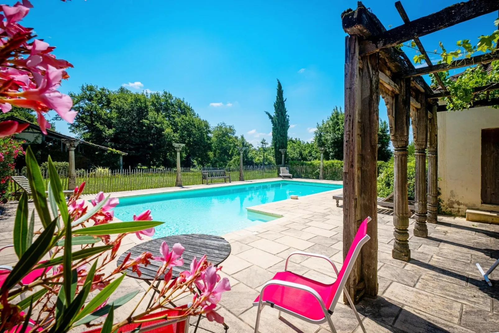 Villa Le Houga-Swimming pool