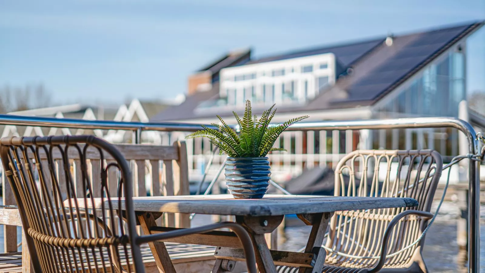 Tiny Houseboat De Woudaap - I-Terrace balcony