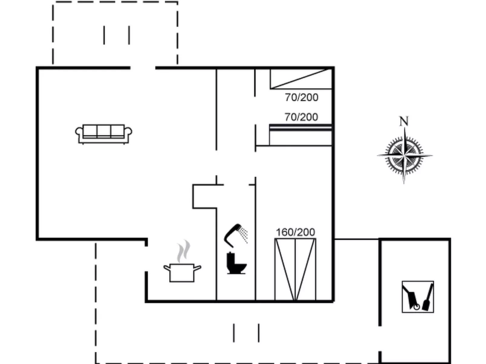 "Elpida" - 100m from the sea-Dedans