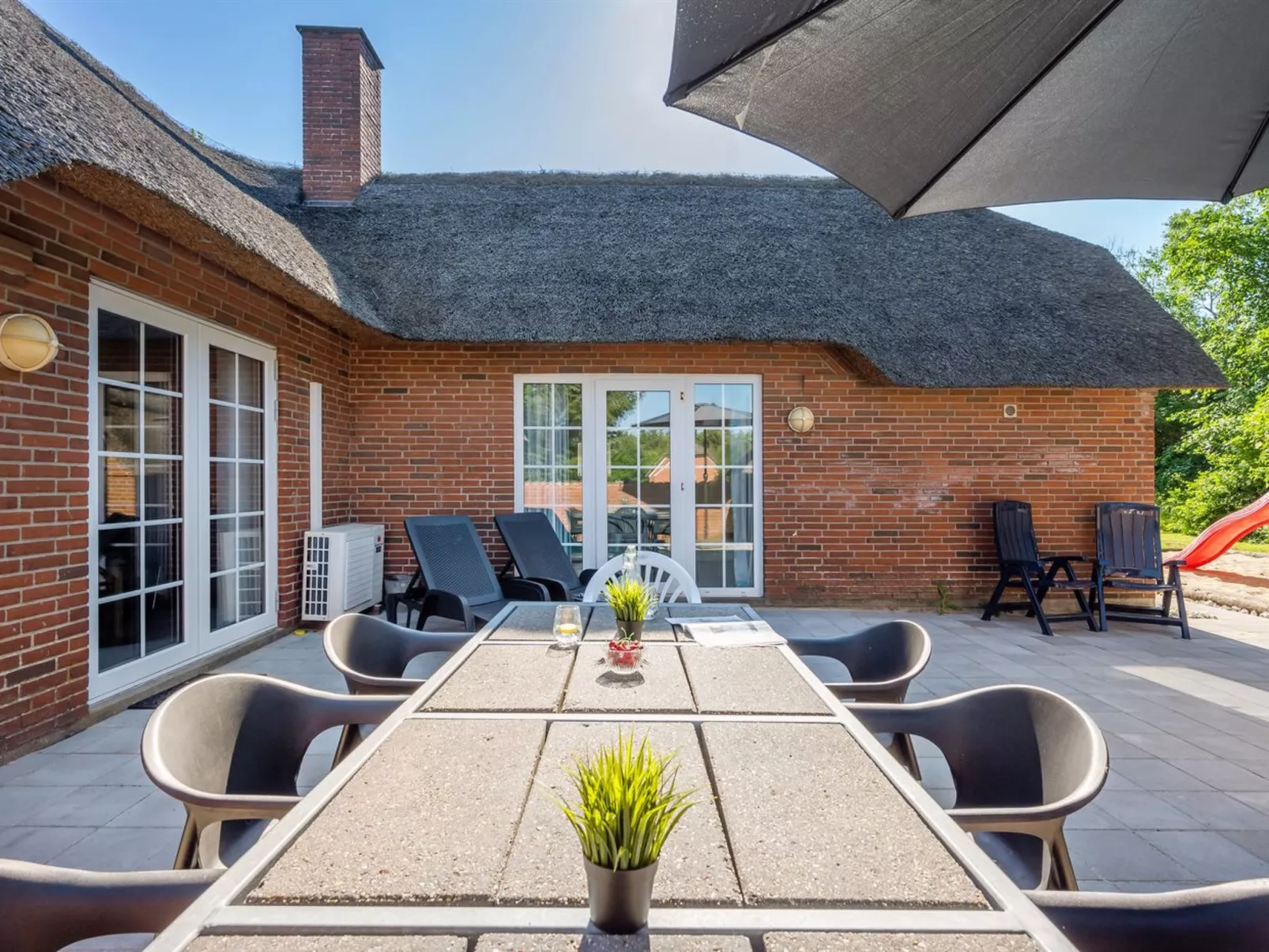 "Thana" - 1.4km from the sea-Dehors