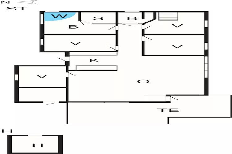 Maison de vacances pour 9 a Harboøre-By Traum-Plan