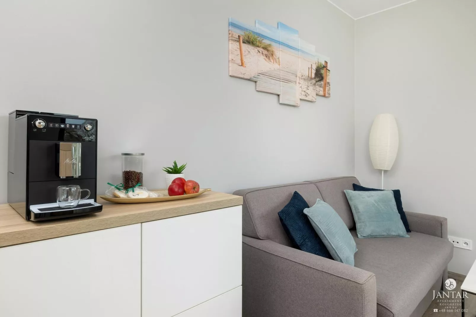 Apartament Grunwaldzka 12c-22 Pobierowo-Salon