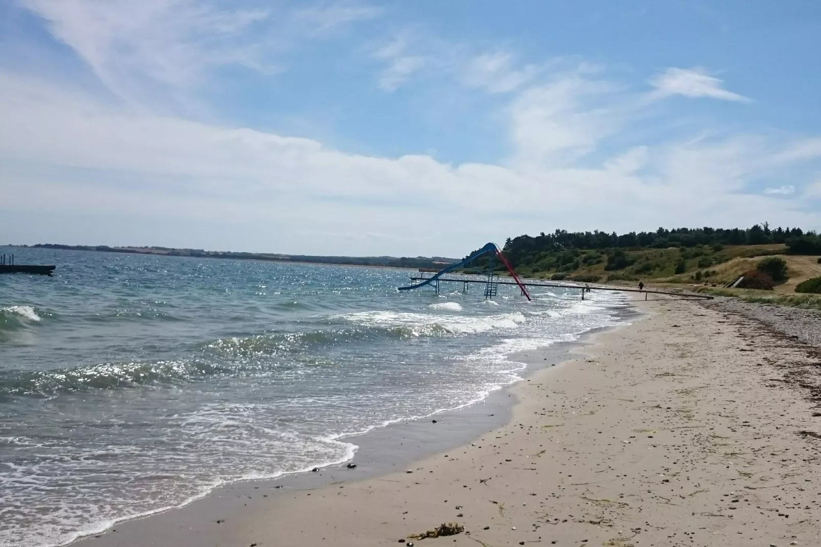 8 person holiday home in Knebel-Water view