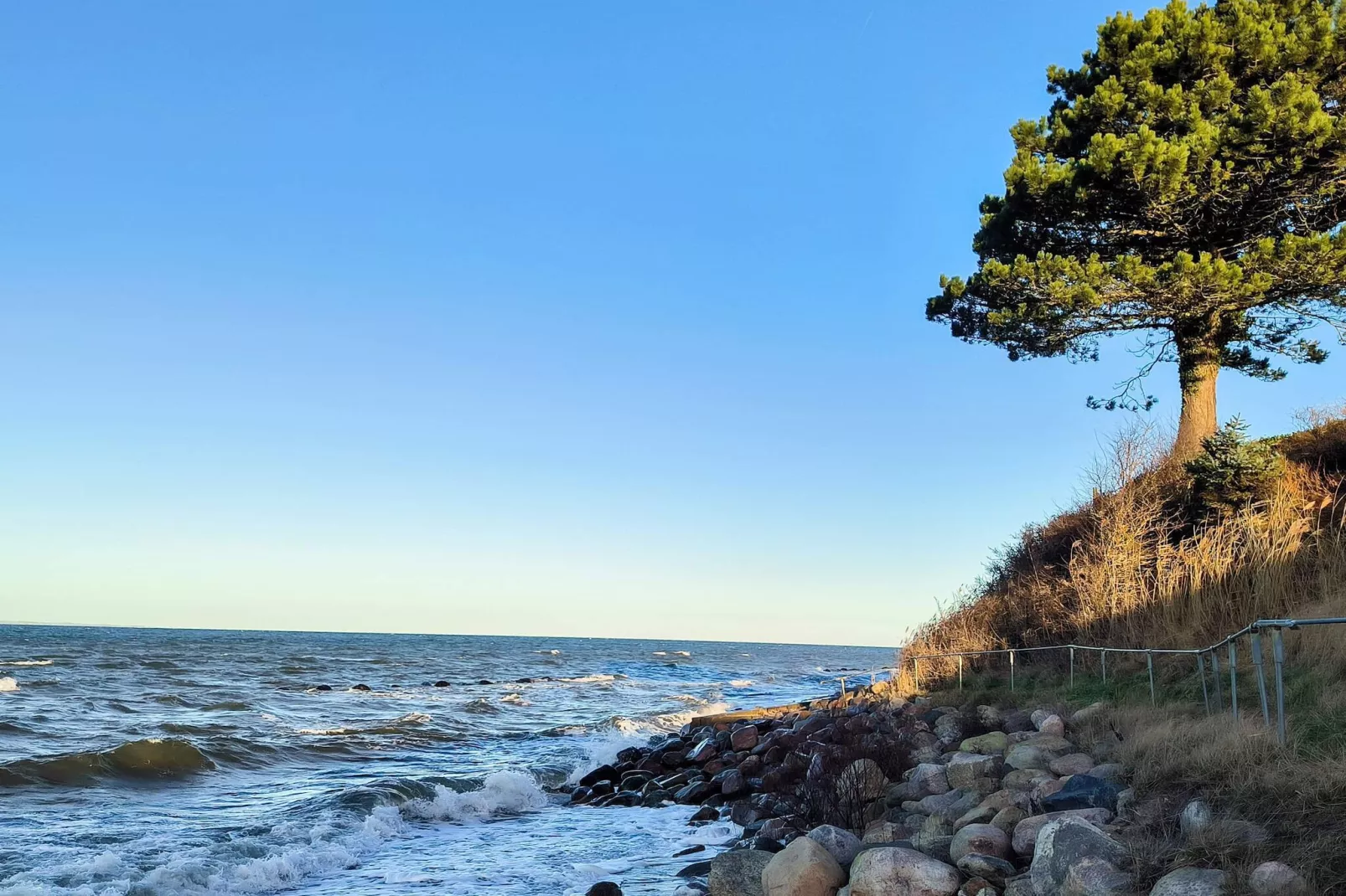 Ferienhaus mit Blick auf Baring Vig-Wasserblick