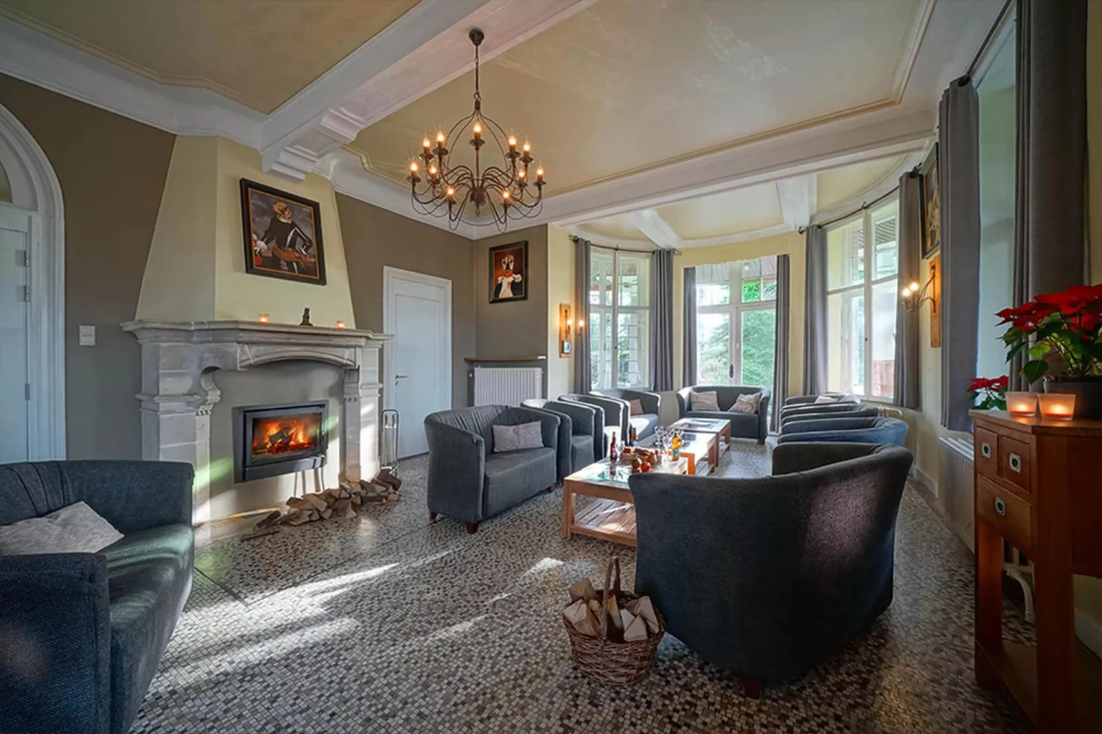 Château de luxe-Living room