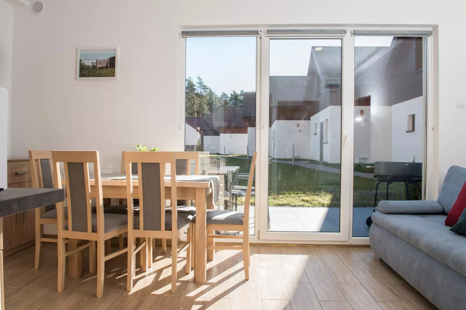 Apartament 7-osobowy parter Jarosławiec-Dining room