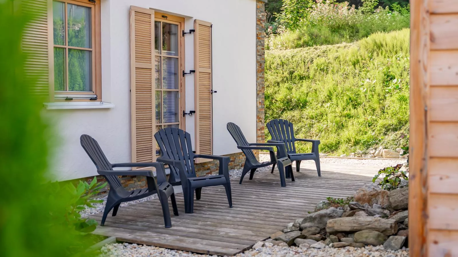 Chalet Karibu-Terrasse/Balkon