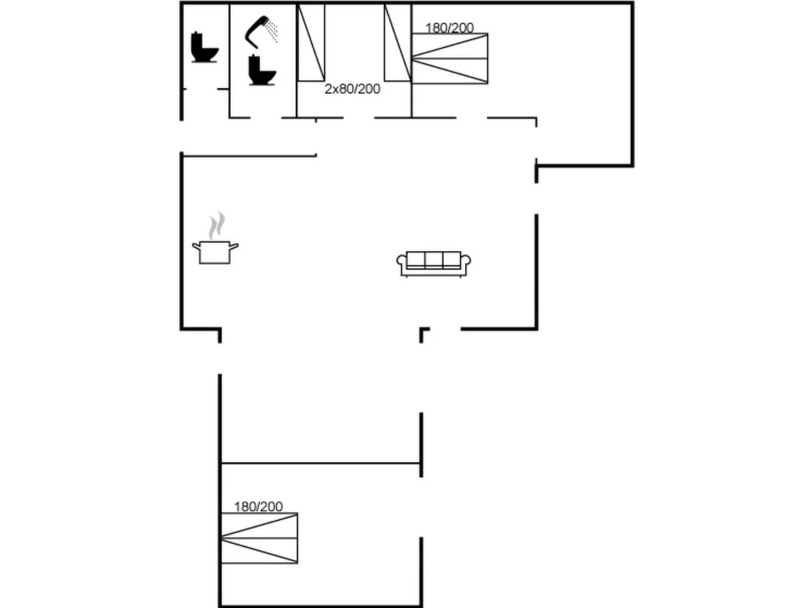 "Vivina" - 250m from the sea-Dedans