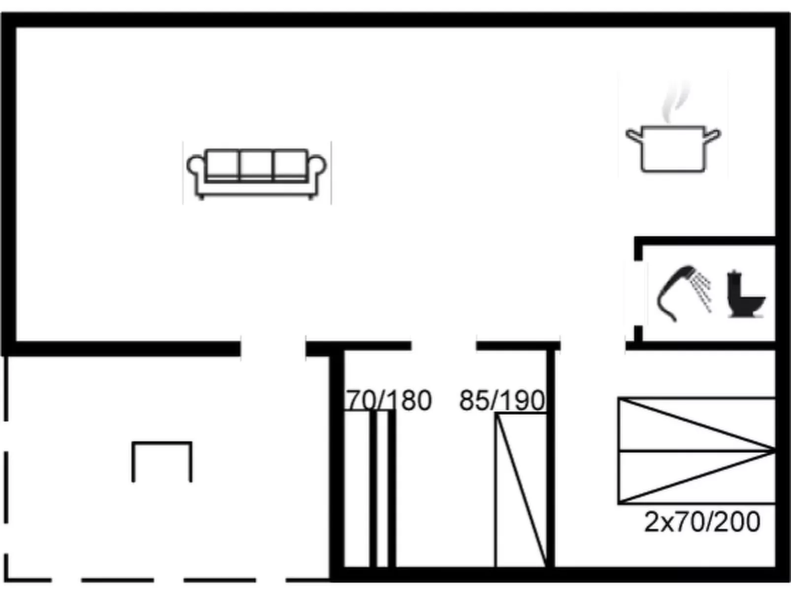"Aneline" - 700m from the sea-Drinnen