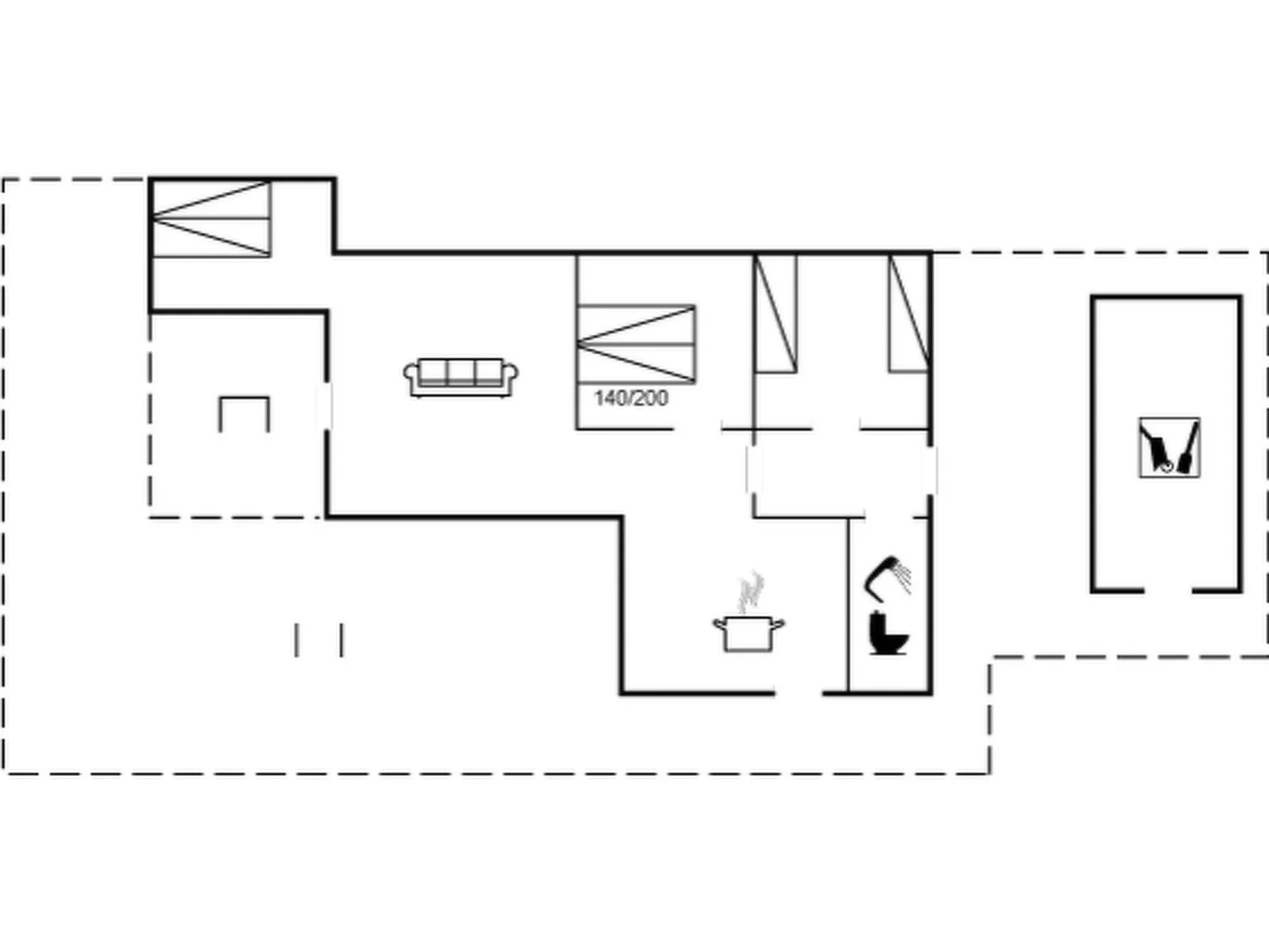 "Sigbrith" - 350m to the fjord-Dedans