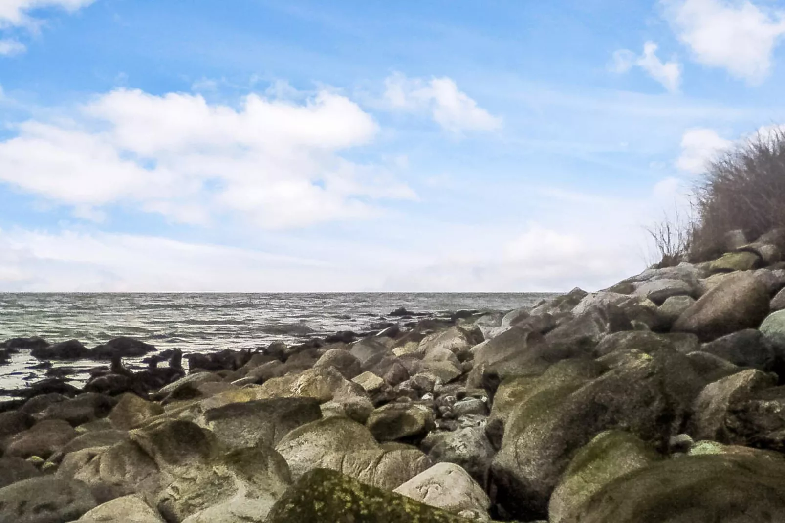 Strand Ruckzug in Kegnaes -- By Traum Ferienwohnungen-Wasserblick