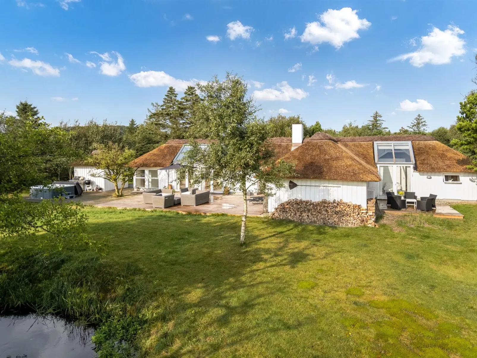 "Verner" - 900m from the sea-Dehors