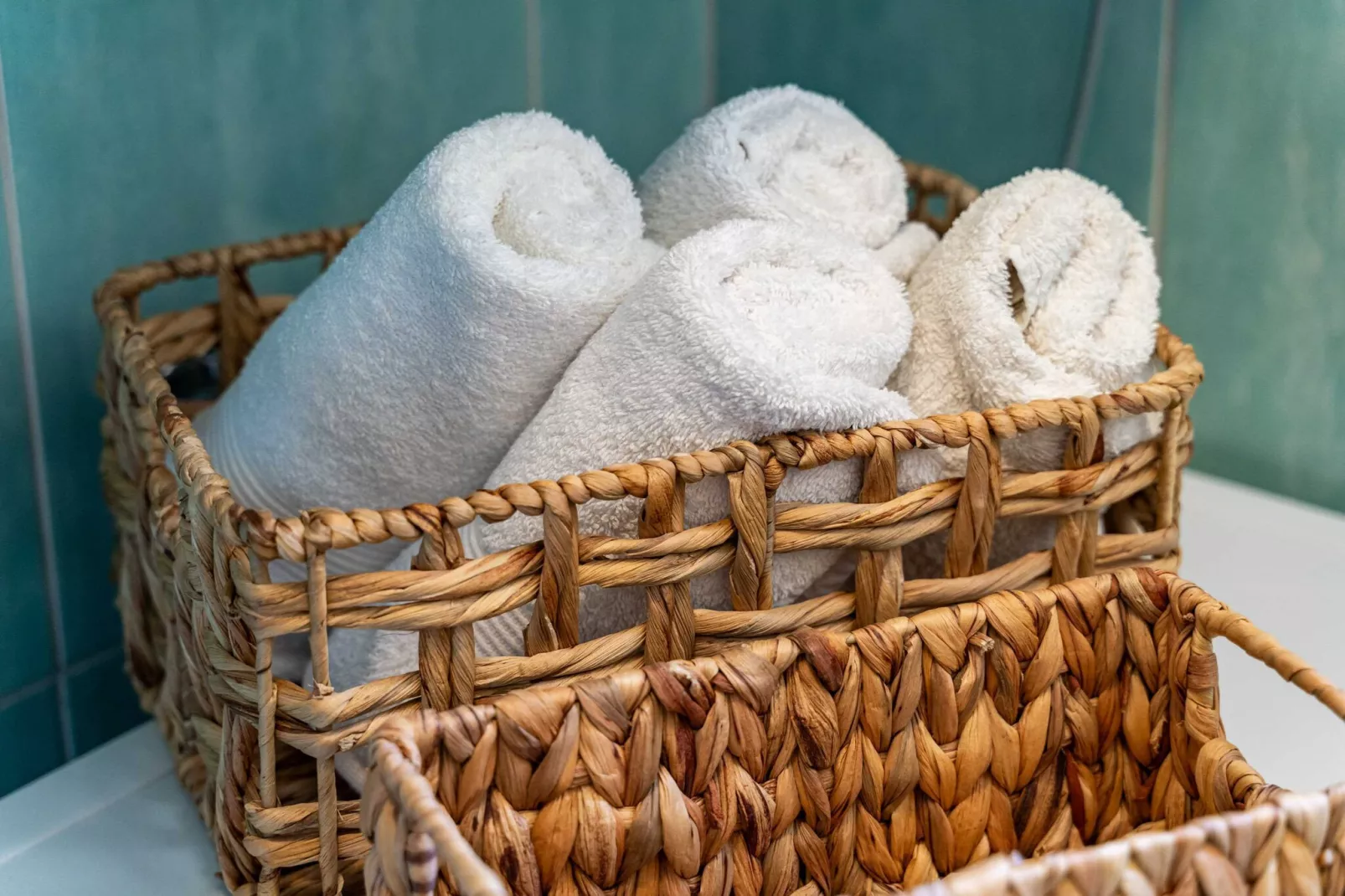 Apartments and Room Frane - Studio with Terrace-Bathroom