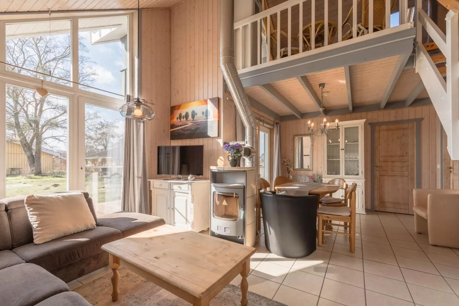 Ferienhaus Seeschwalbe-Classic 90 qm 1-Wohnzimmer