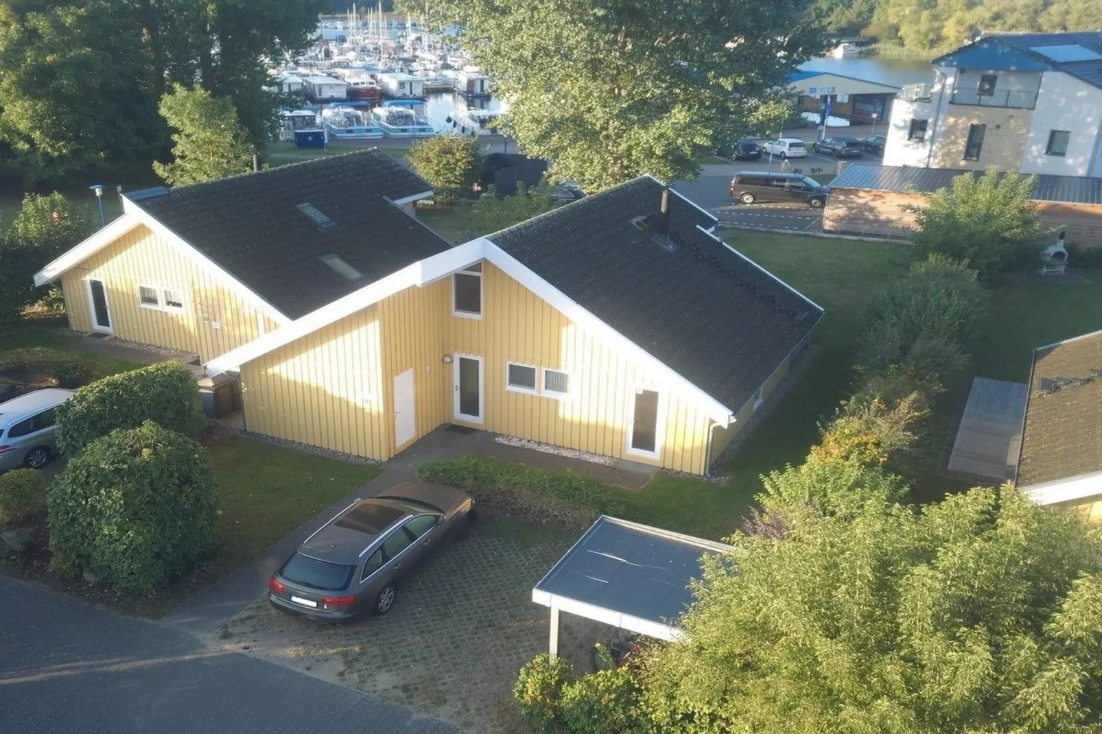 Ferienhaus Seeschwalbe-Classic 90 qm 42-Außenbereich Sommer