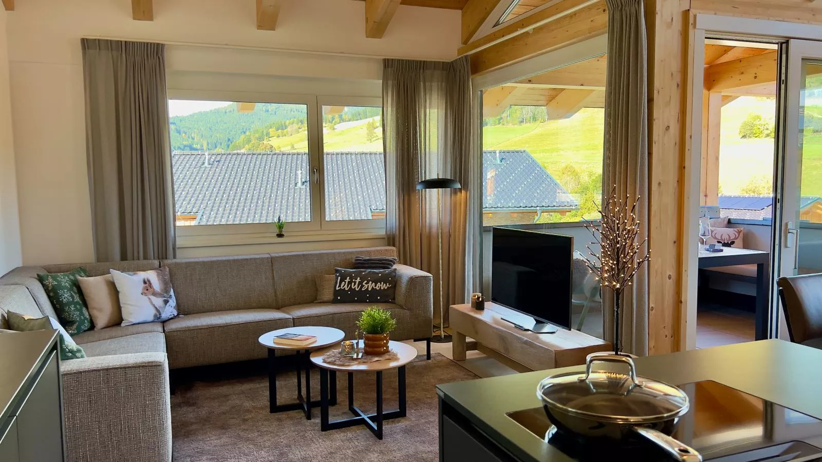 Almchalet Alpenglück-Wohnzimmer