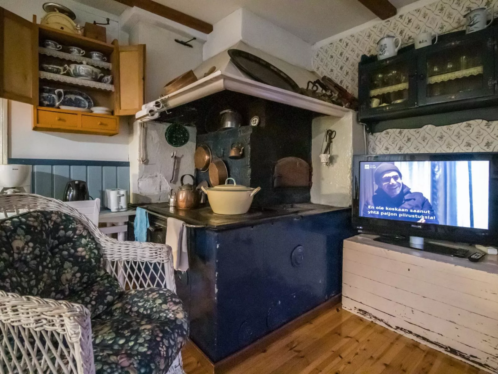 Puutarhurin mökki-Dedans