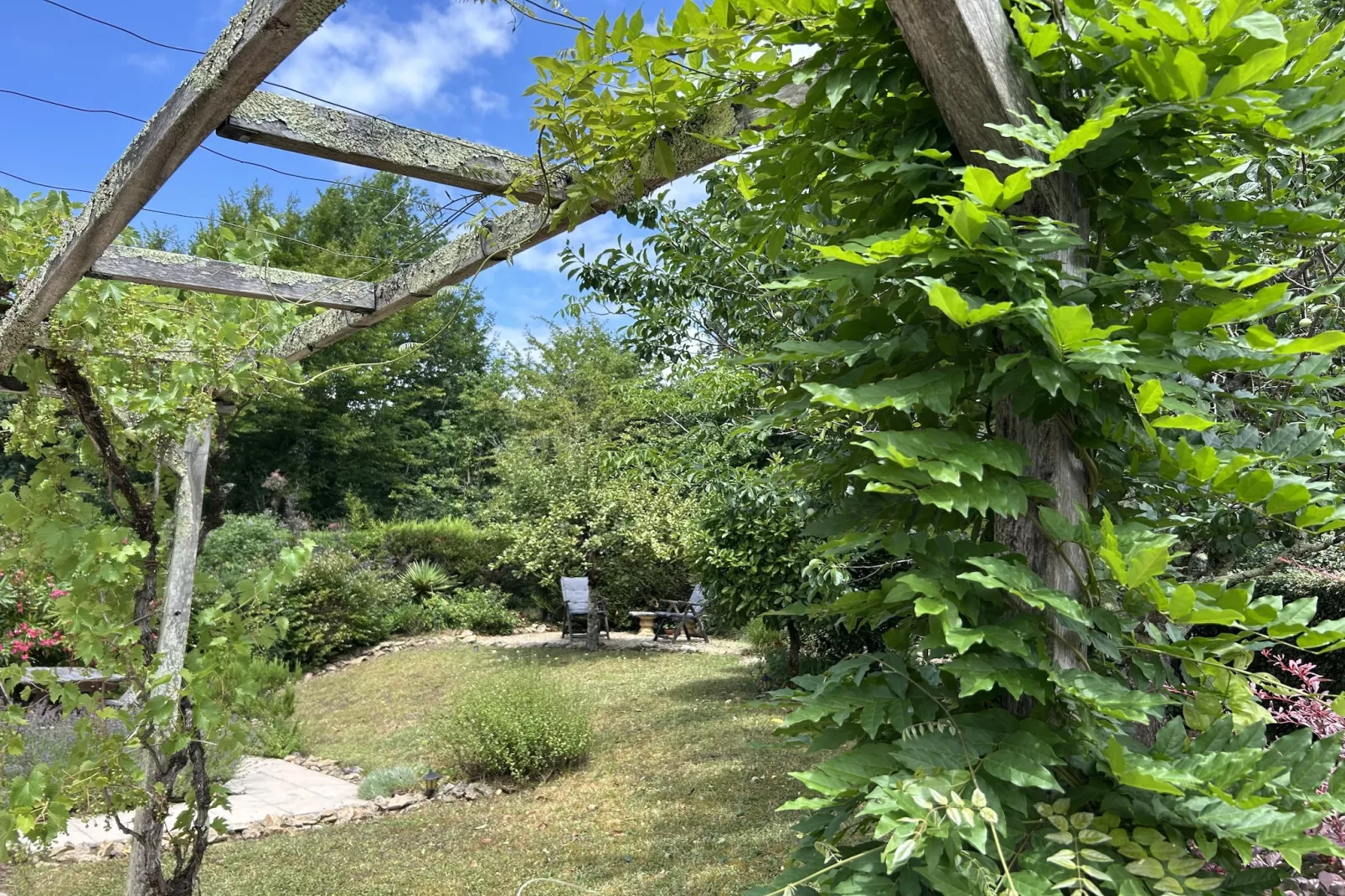 Sur la Cave-Garten Sommer