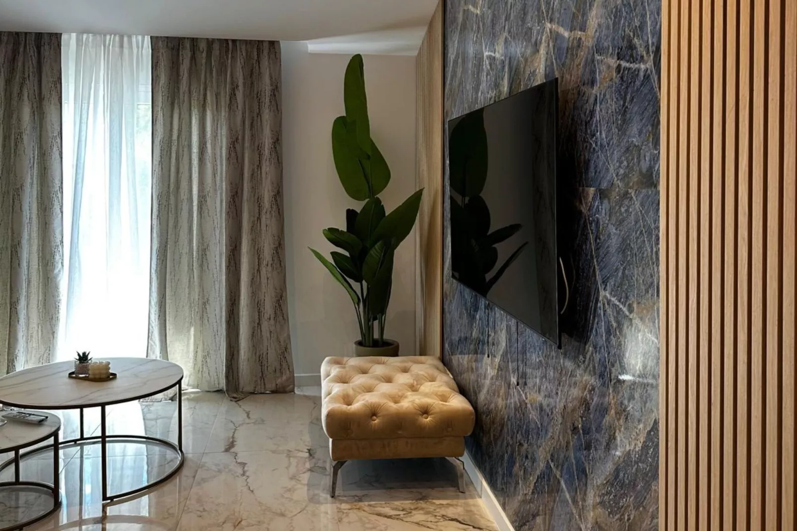 Apartment Ivan with Pool - Two Bedroom Apartment with Terrace and Swimming pool-Chambre