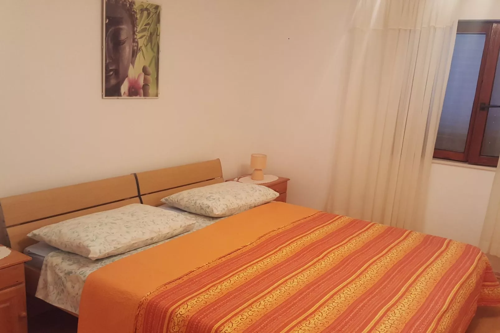 Apartments Ivan Supetar - Two Bedroom Apartment with Terrace no.3-Bedroom