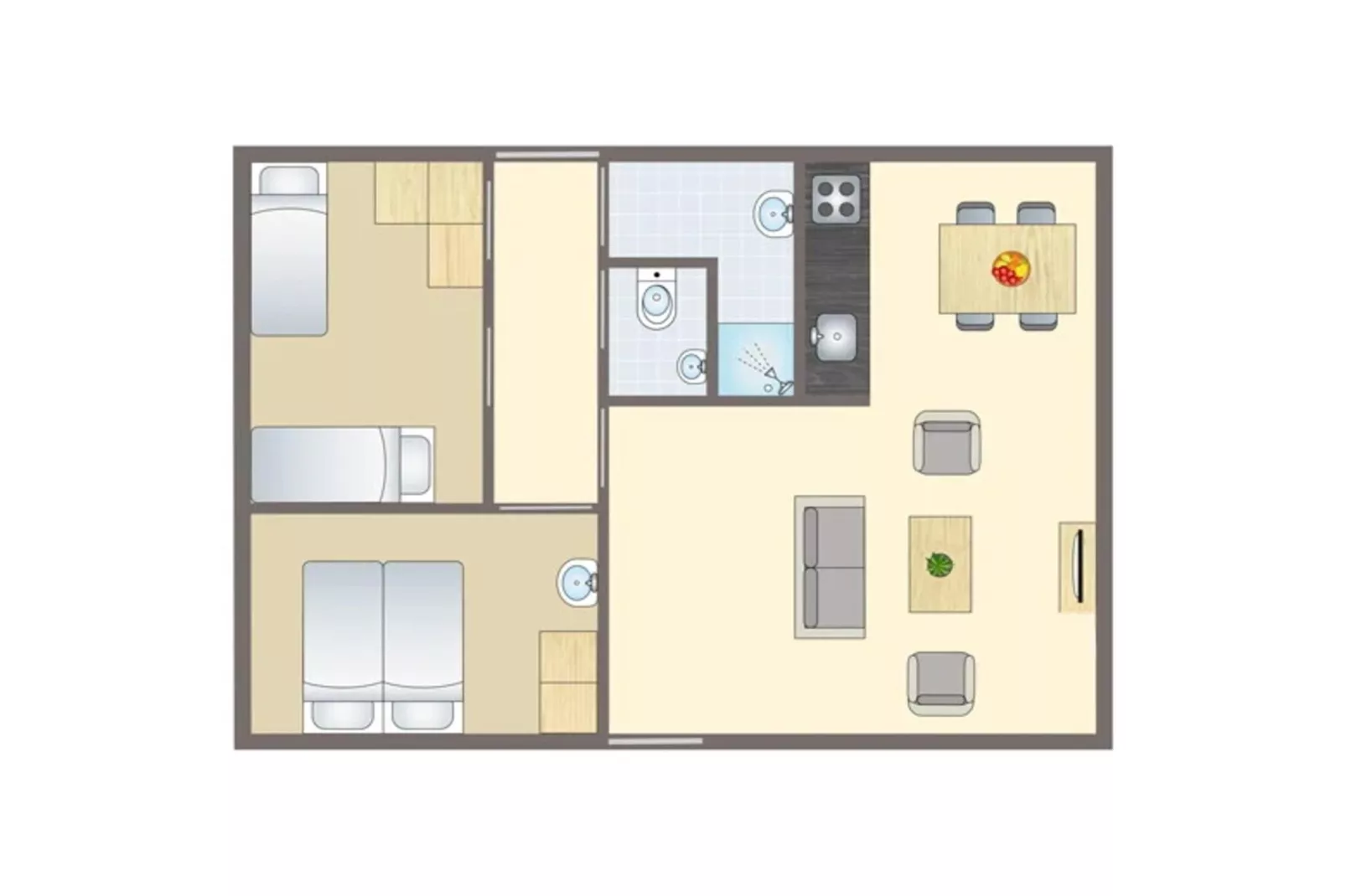 Bungalow 4C3 - Floor plan