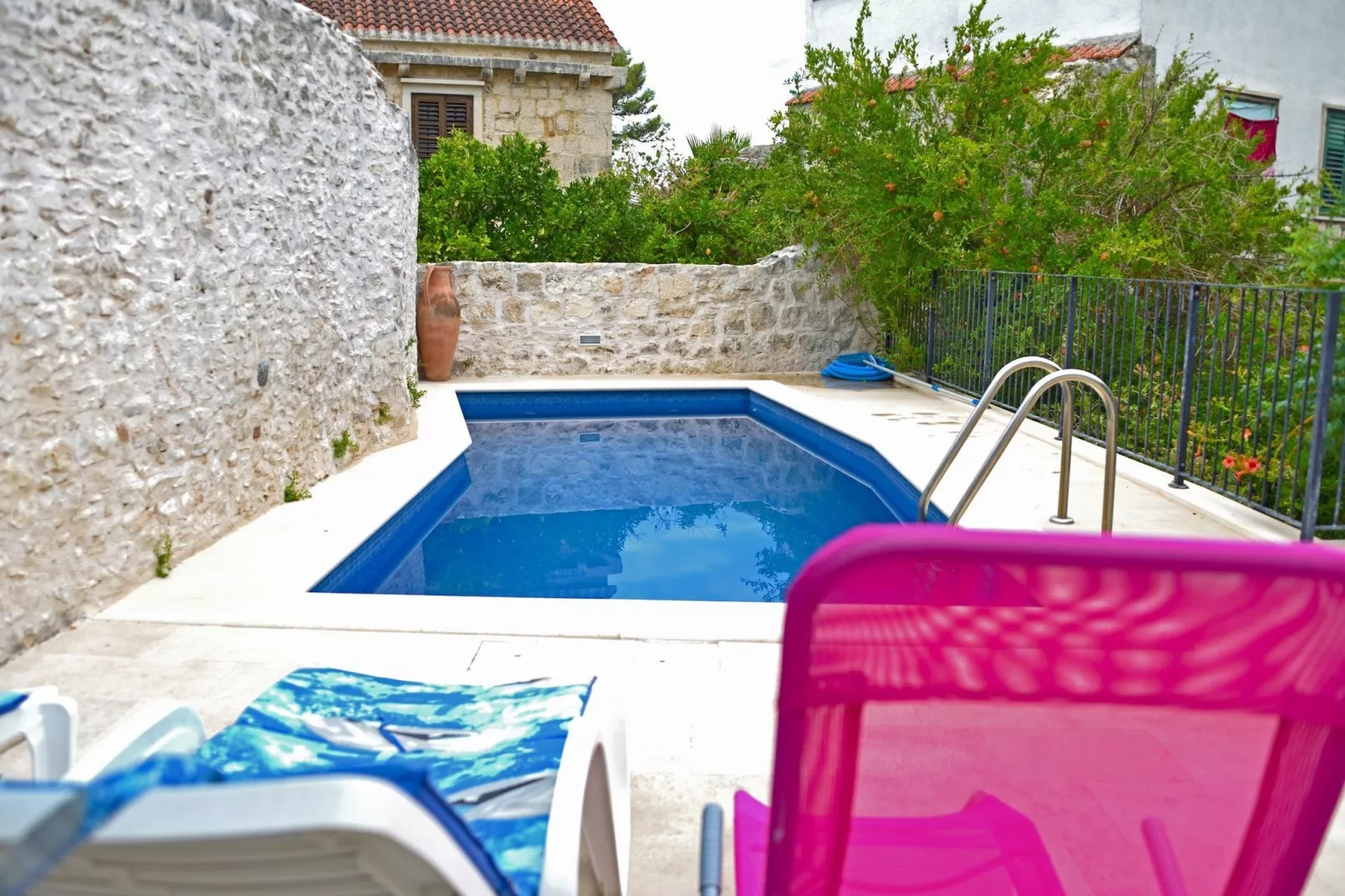 Apartments Villa Nada Sutivan - Two Bedroom Apartment with Terrace (A)-Swimming pool