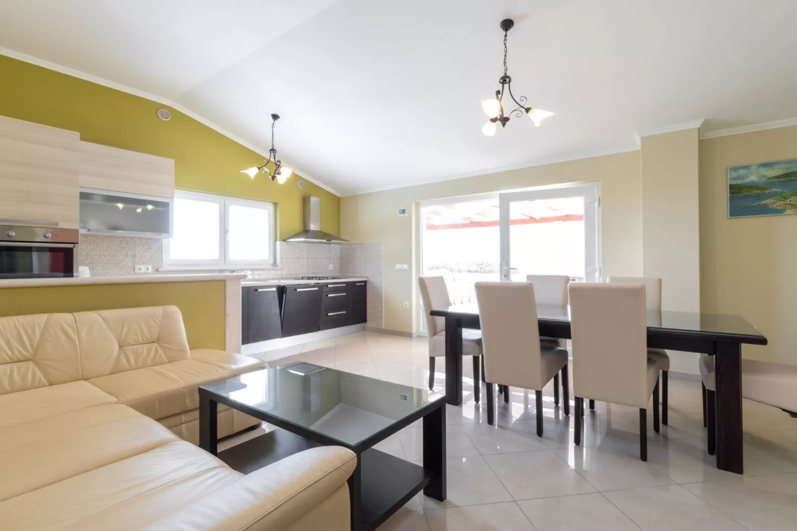 Modern Villa with Pool-Küche