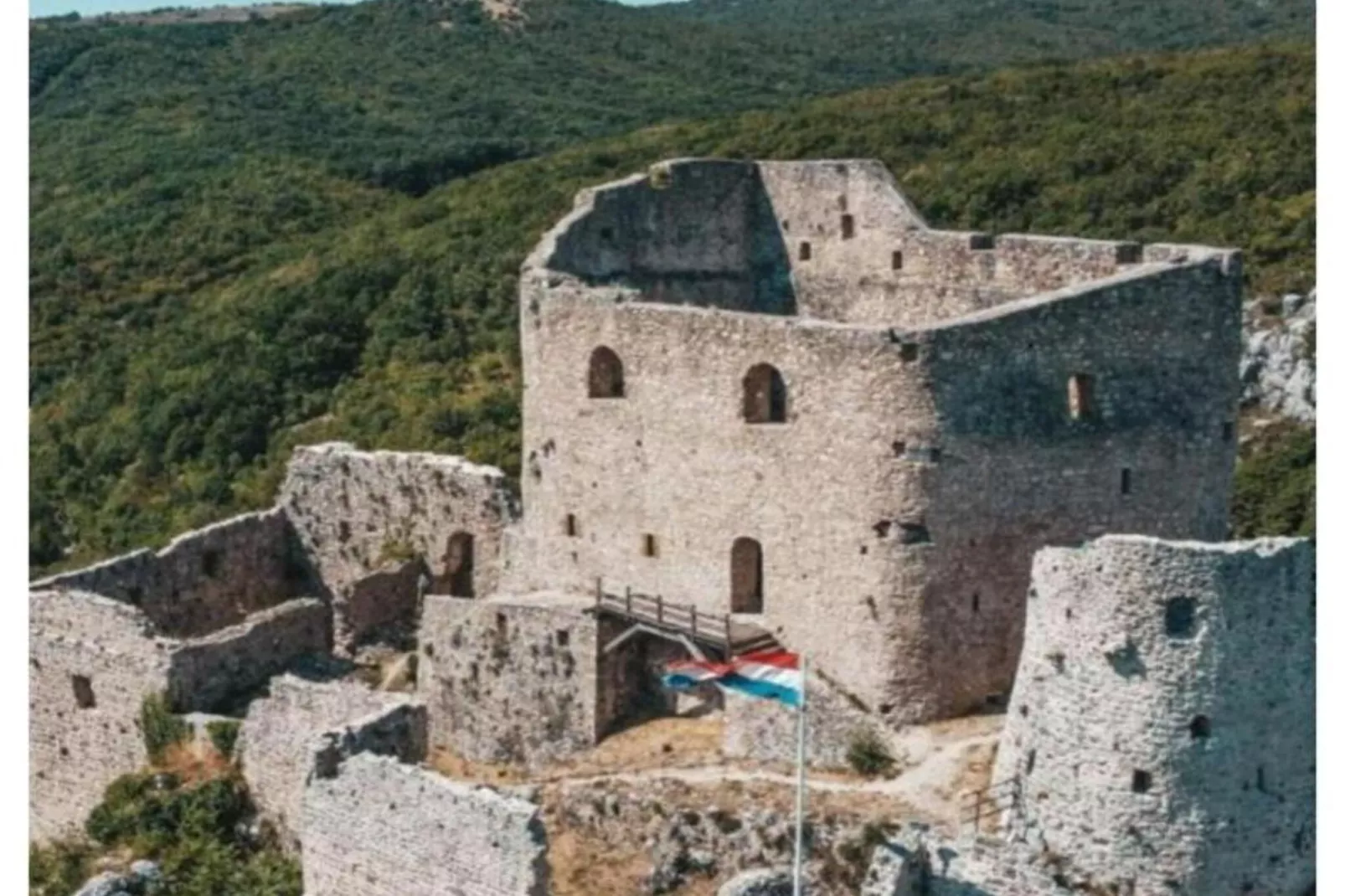 Apartment and Room Mare Vrlika - Two Bedroom Apartment  with Balcony-Aussicht