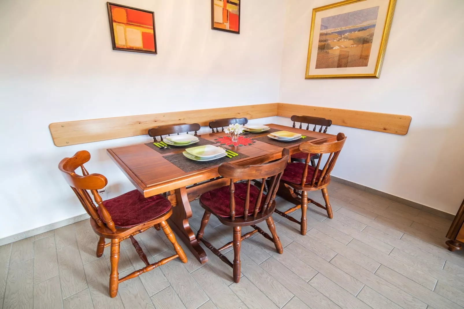 Holiday Home Slap with Sauna and BBQ - Two Bedroom Holiday Home-Dining room